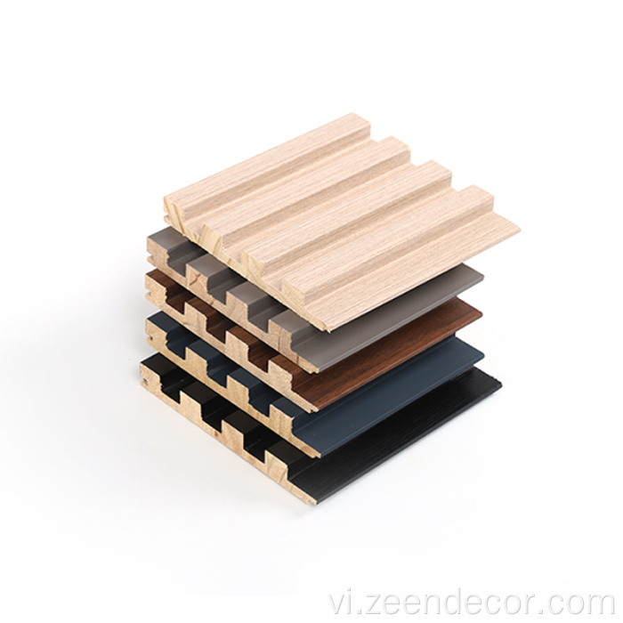 Trang trí 3D lưới tản nhiệt fluting wood wood bảng điều khiển